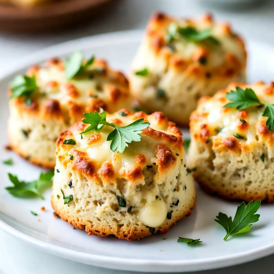 Keto Garlic Herb Biscuits Fresh and Flavorful Treat