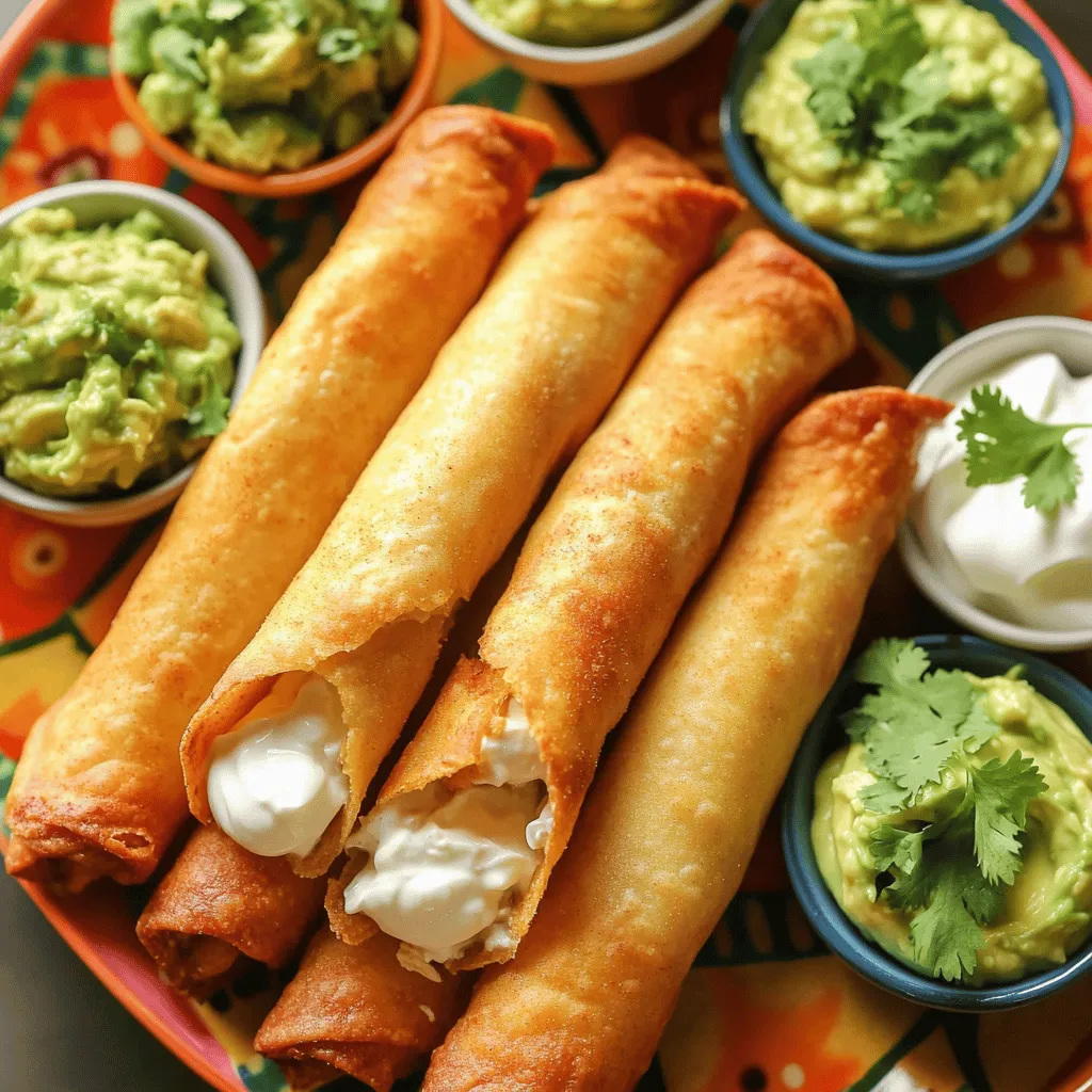 Crispy Chicken Taquitos Flavor-Packed and Simple Snack