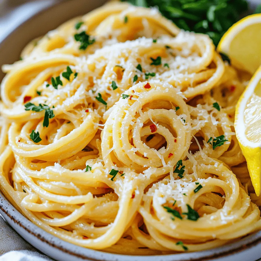 The key to great garlic butter pasta lies in the right ingredients. You need simple, fresh items to create a rich flavor.