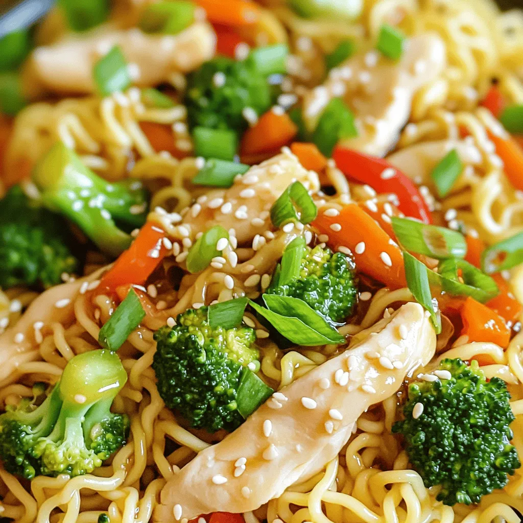 Minute Sesame Ginger Chicken Noodles Tasty Weeknight Meal