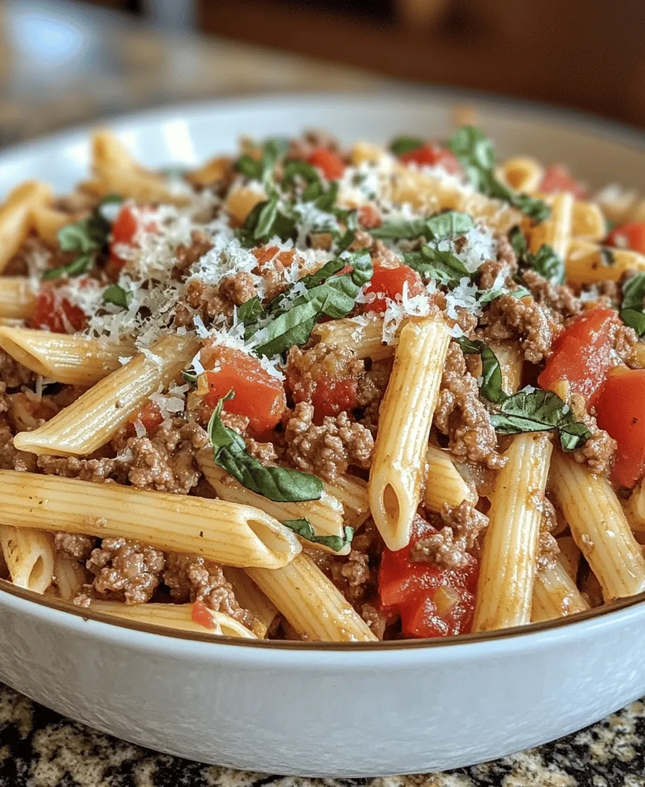 The allure of creamy stovetop ground beef pasta lies in its comforting nature. After a long day, there