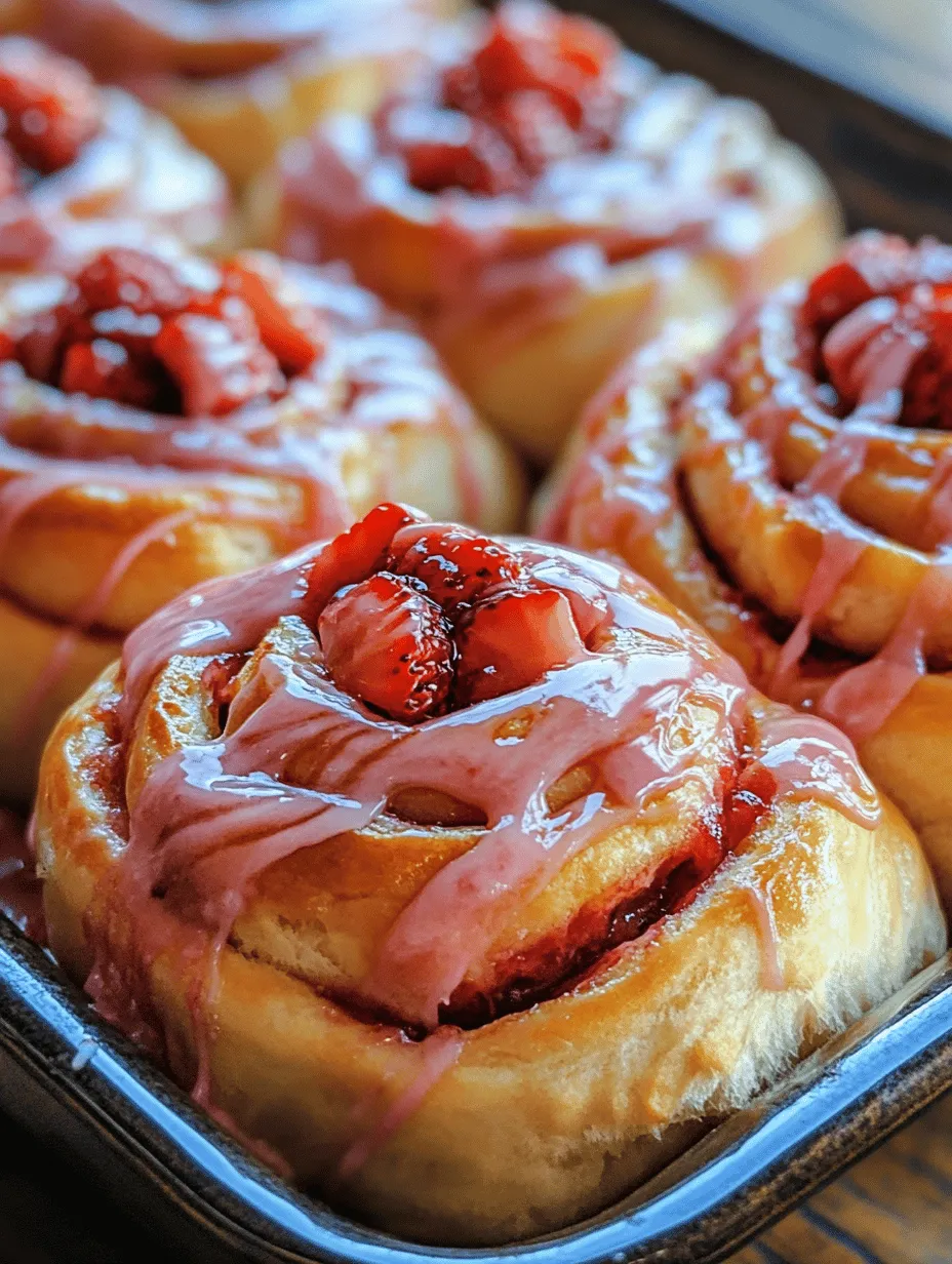 Strawberry Cheesecake Sweet Rolls: A Delightful Fusion of Flavors