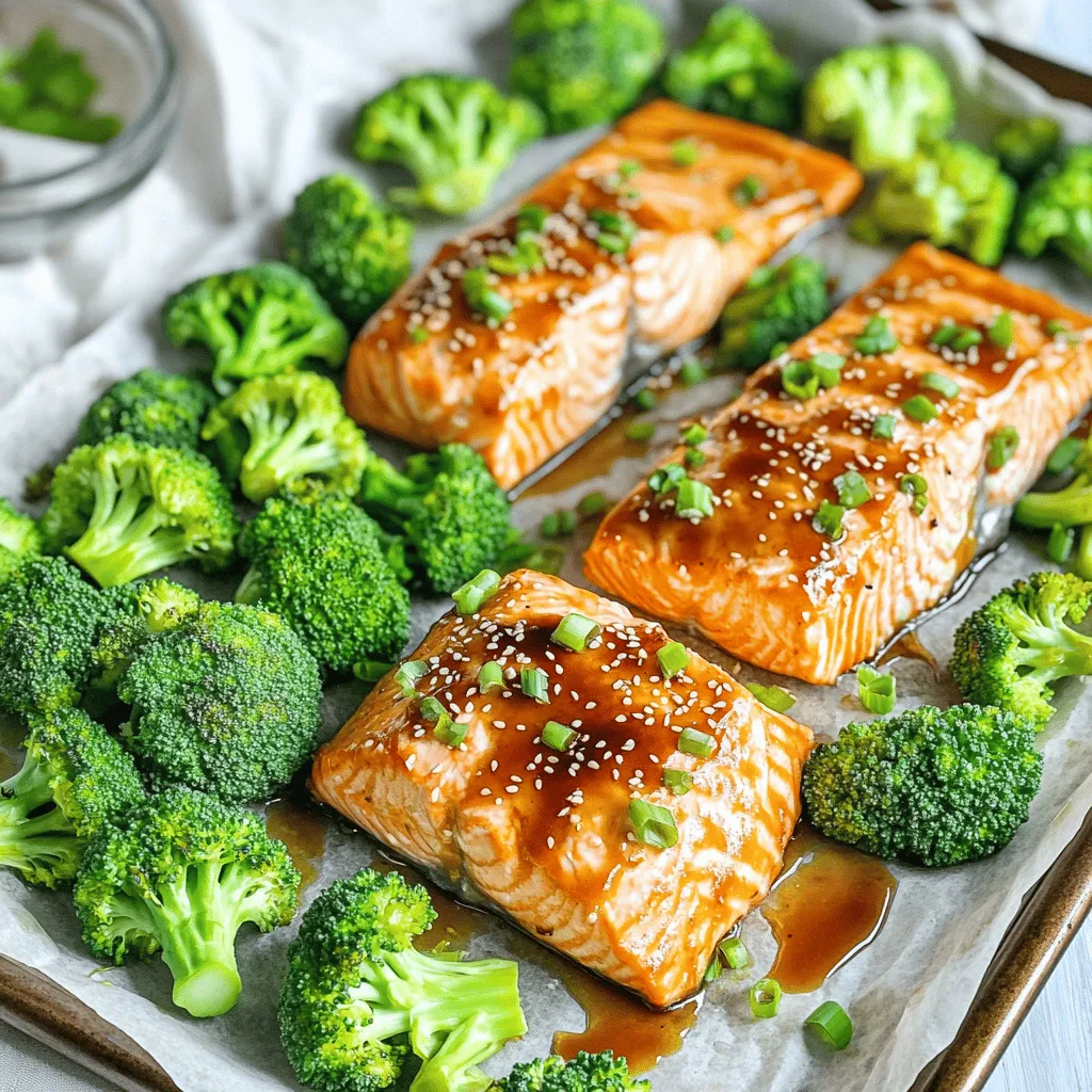 Savory Ginger-Sesame Salmon &#038; Broccoli Delight: A Healthy, Flavorful Meal