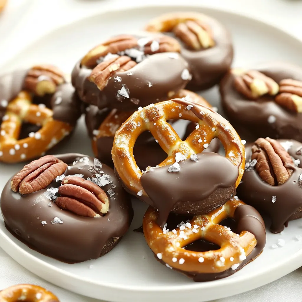 Chocolate Covered Pretzel Turtles Easy to Make Treat