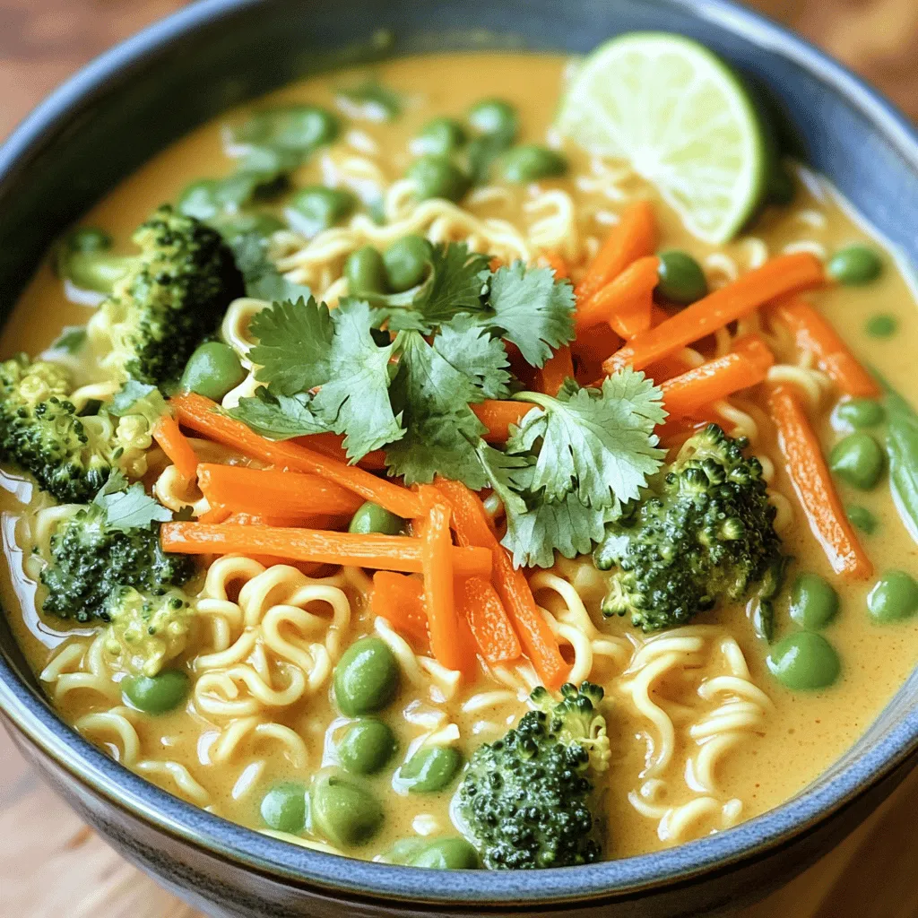Vegan Coconut Curry Ramen Flavorful and Nourishing Dish