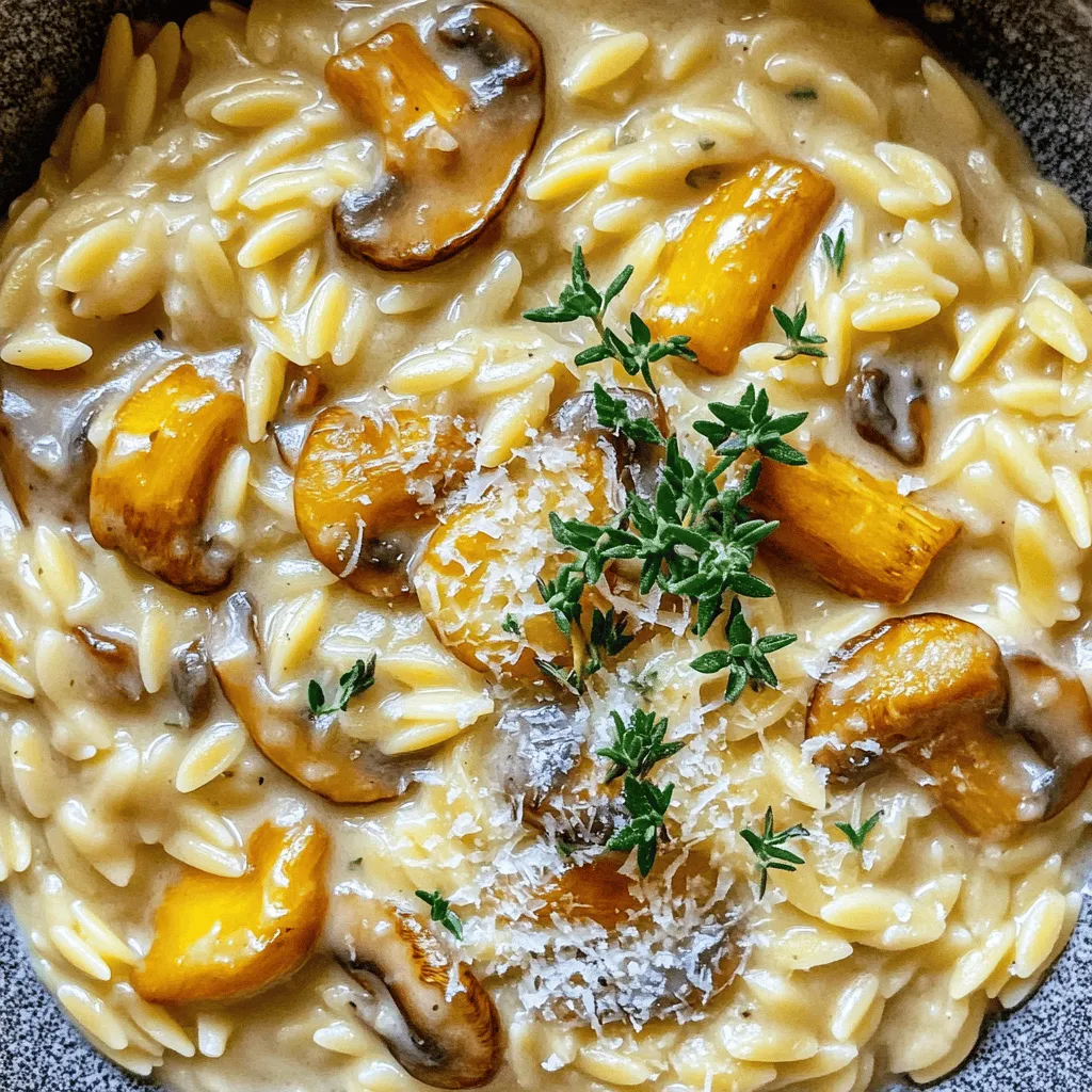 Creamy Mushroom Orzo Recipe: A Comforting Culinary Delight