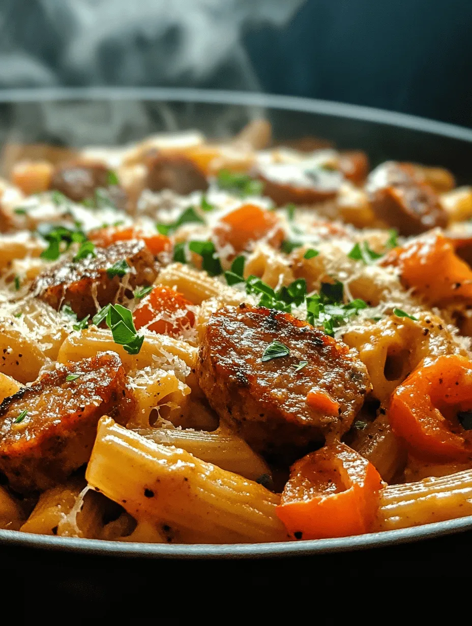 Easy and Delicious Creamy Cajun Sausage Pasta Recipe
