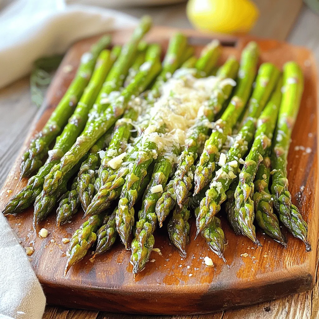 Garlic Roasted Asparagus Simple and Tasty Side Dish