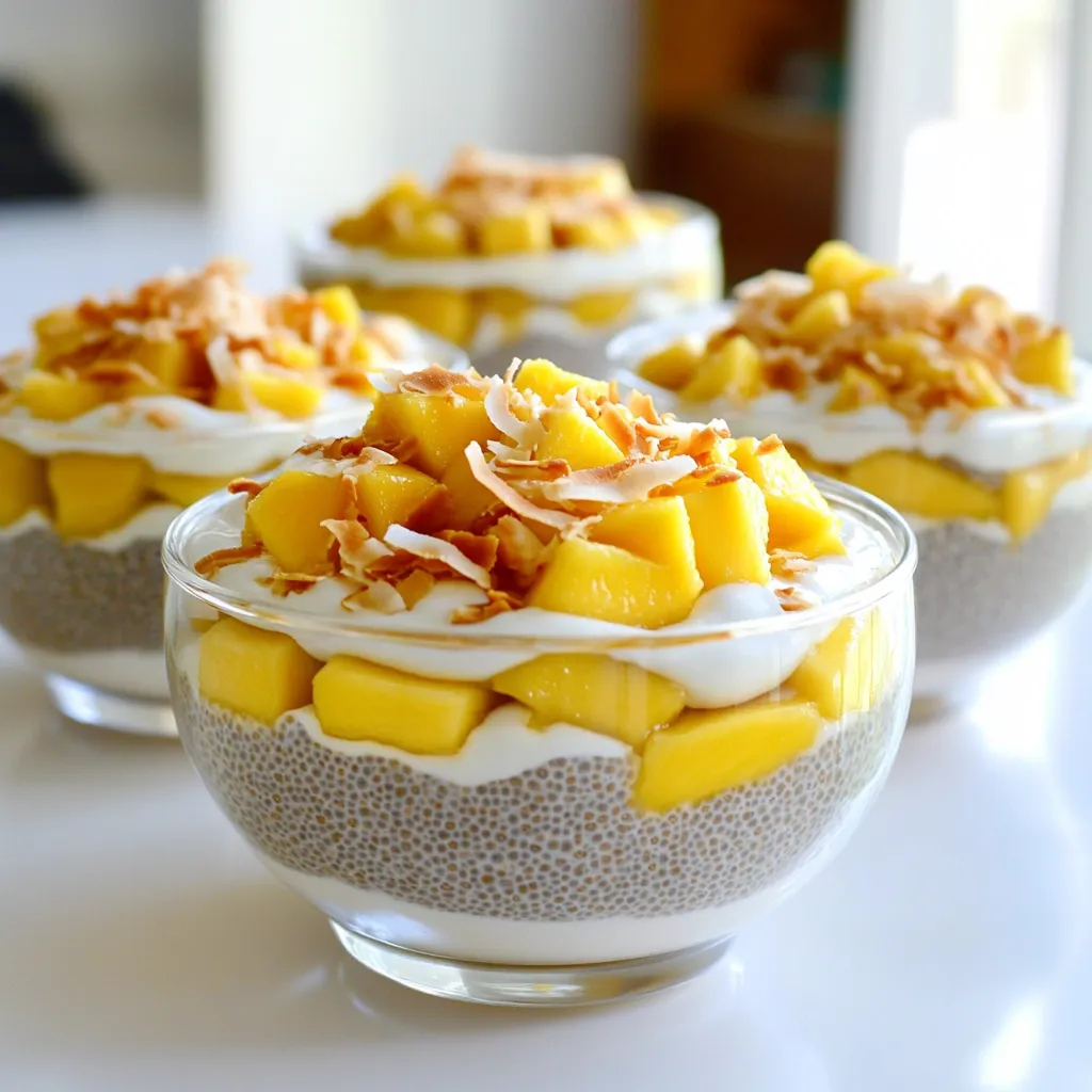 Mango Coconut Chia Pudding Easy and Nutritious Delight