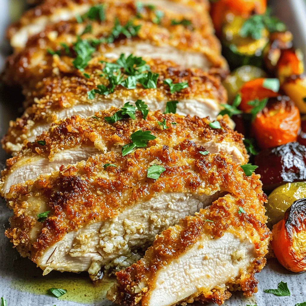 Garlic Parmesan Crusted Chicken: A Delicious and Easy Recipe
