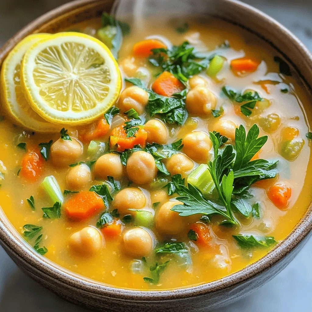 Chickpeas are the star of this soup. They bring protein and texture. You can use canned chickpeas for speed. Just rinse and drain them well.