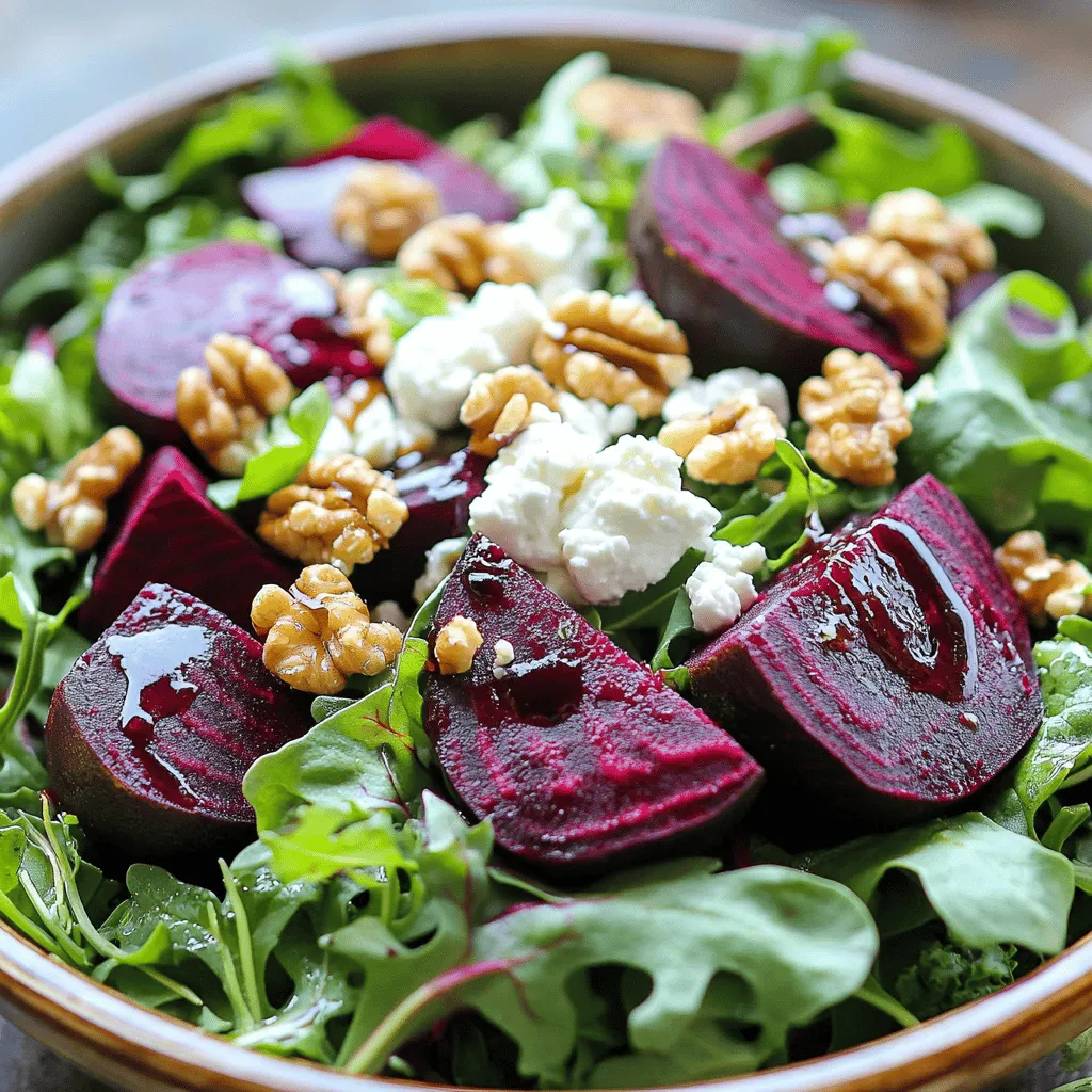 Roasted Beet and Goat Cheese Salad Fresh Delight