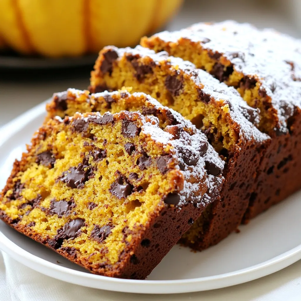 Chocolate Chip Pumpkin Bread Easy and Delicious Recipe