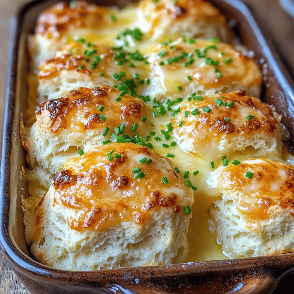 Cheesy Butter Swim Biscuits Simple and Comforting Recipe
