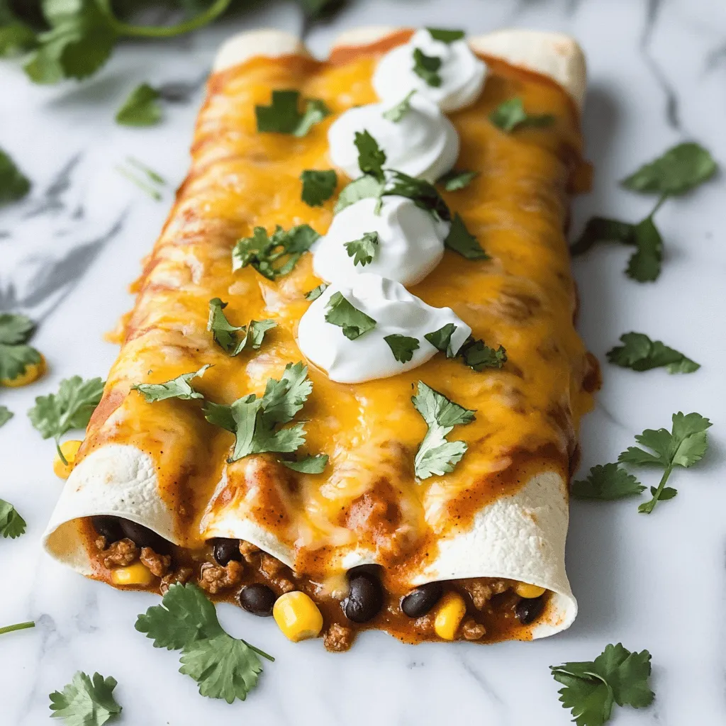 Easy Tex-Mex Beef Enchiladas Simple and Quick Recipe