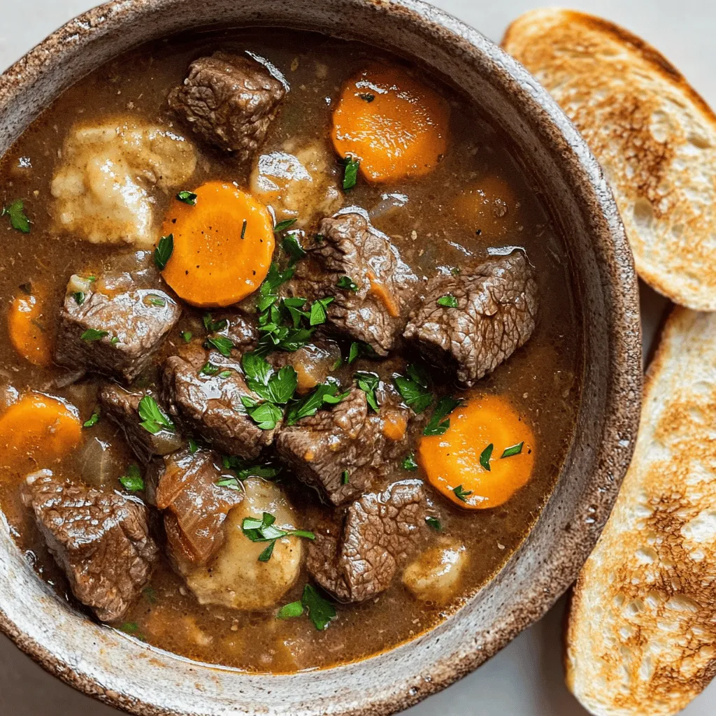 Beef Carbonnade Stew Savory Comfort Food Delight