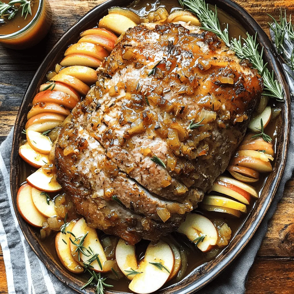Slow-Cooked Pork Shoulder with Apple Cider Delight