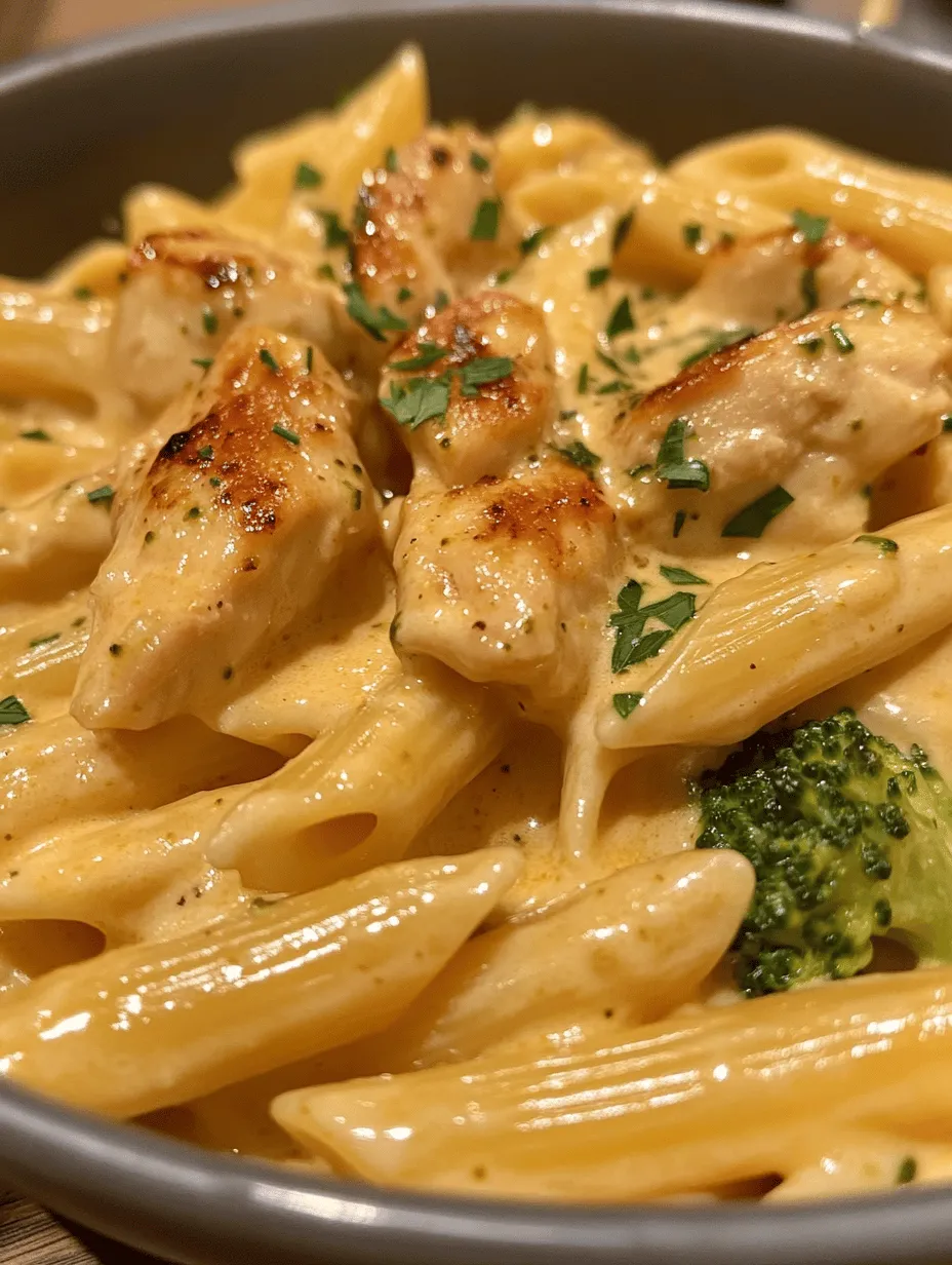 Creamy Garlic Chicken and Broccoli Pasta: A Culinary Delight