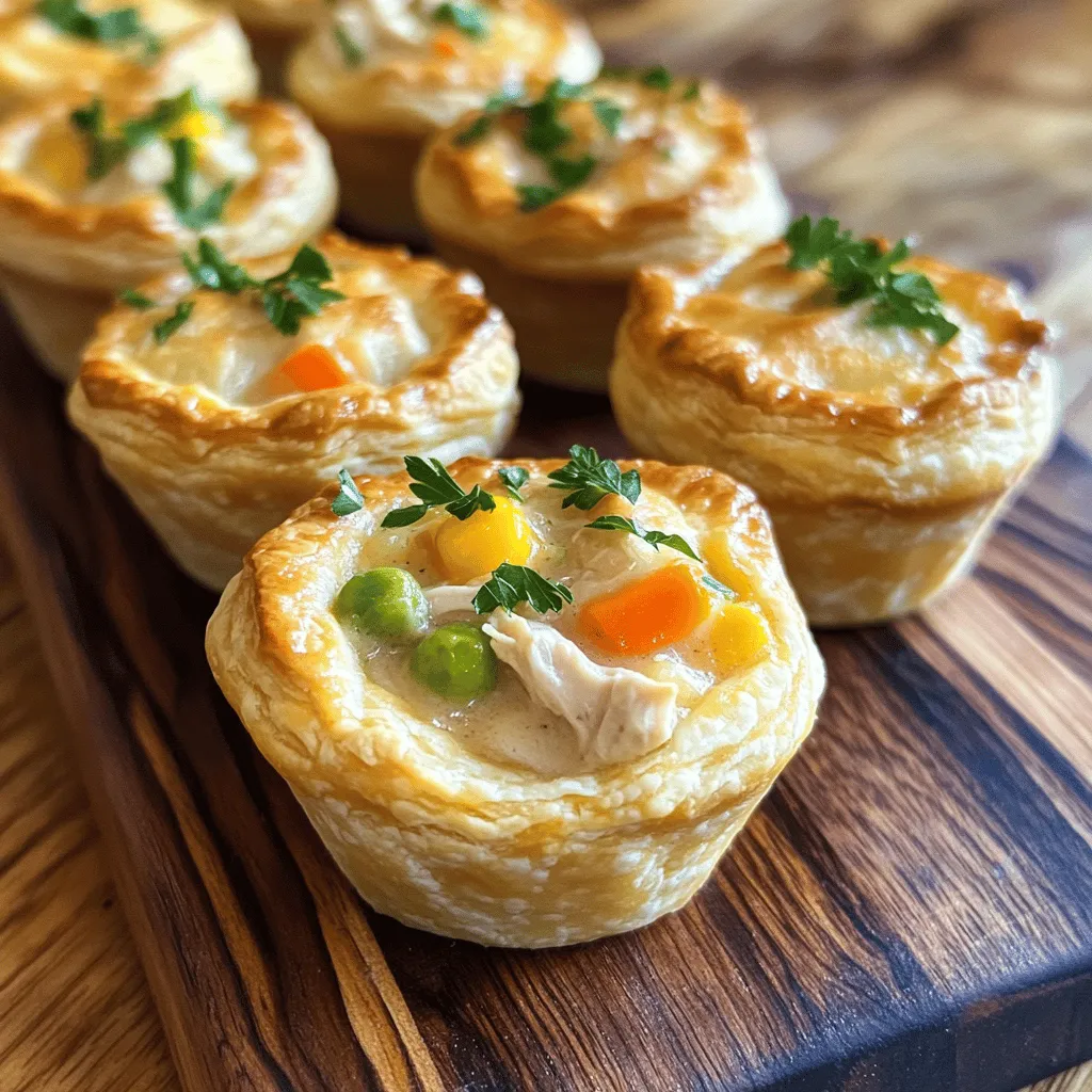 - 2 cups cooked chicken, shredded - 1 cup frozen mixed vegetables (peas, carrots, corn) - 1 package (8 oz) refrigerated crescent roll dough