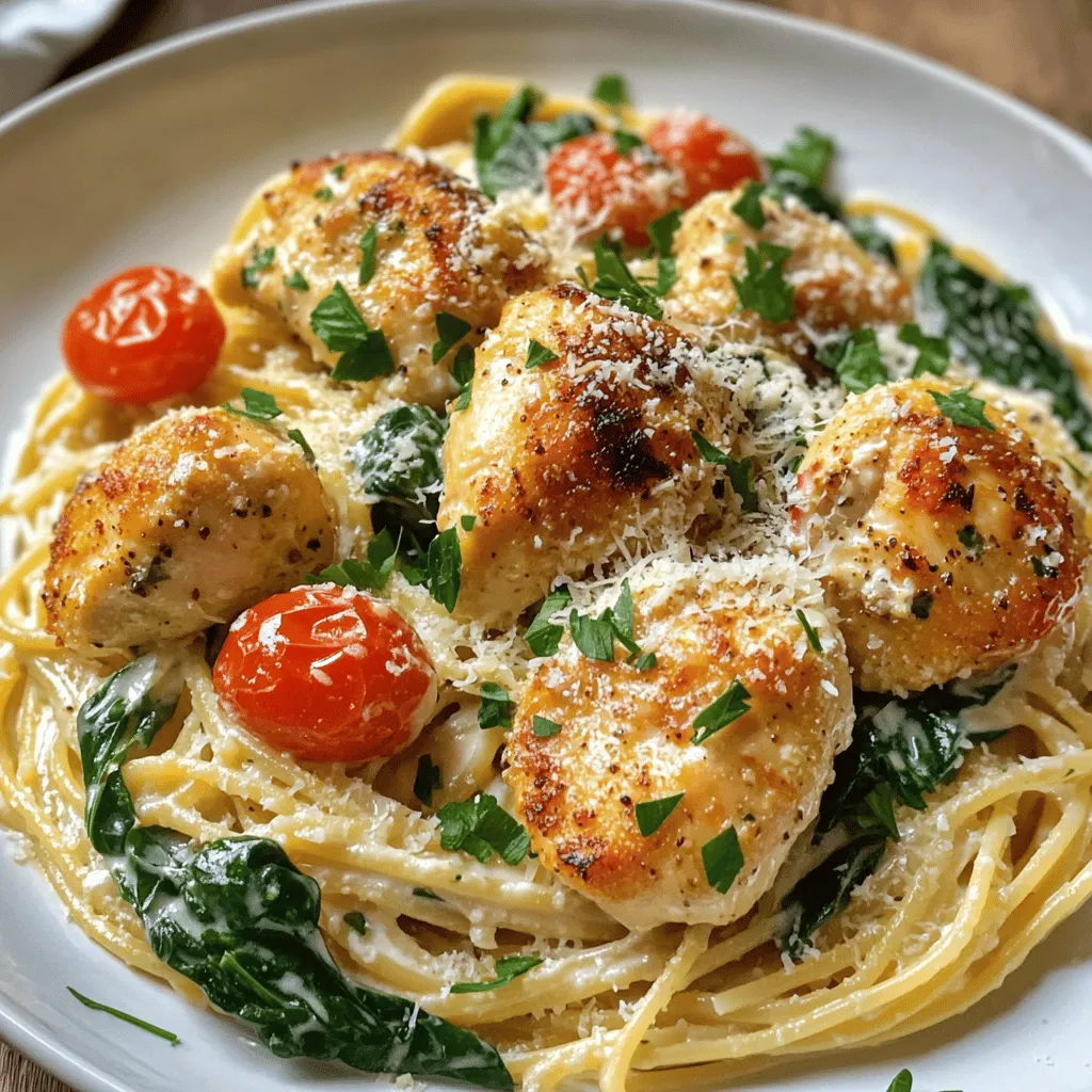 Garlic Butter Chicken Bites with Parmesan Pasta Delight