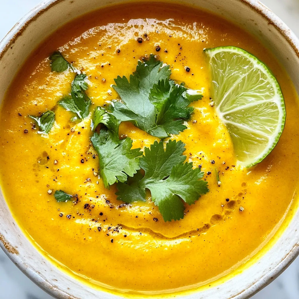 Turmeric Ginger Carrot Soup Healthy Comfort in a Bowl