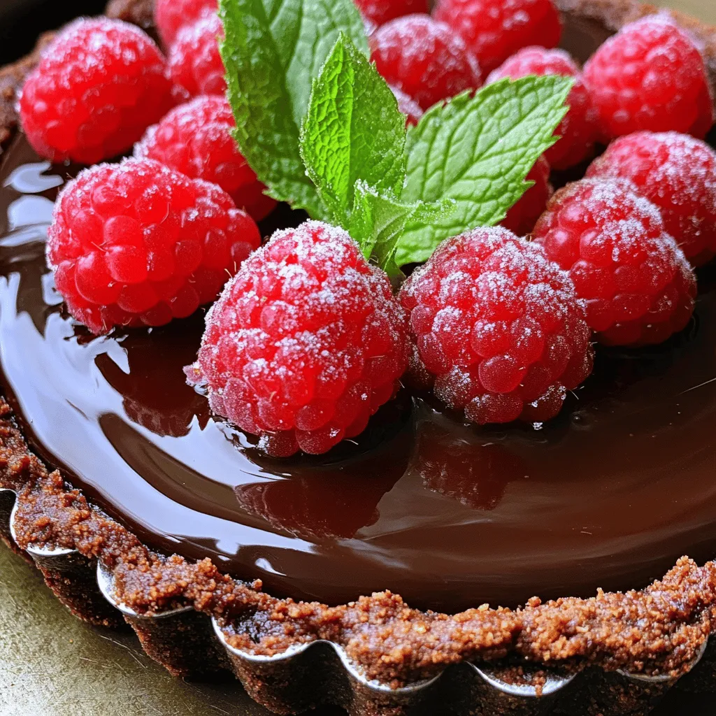 Chocolate Raspberry Tart Delightful Dessert Recipe