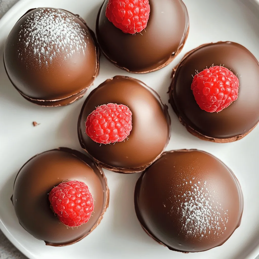 Decadent Chocolate Raspberry Mousse Domes Recipe