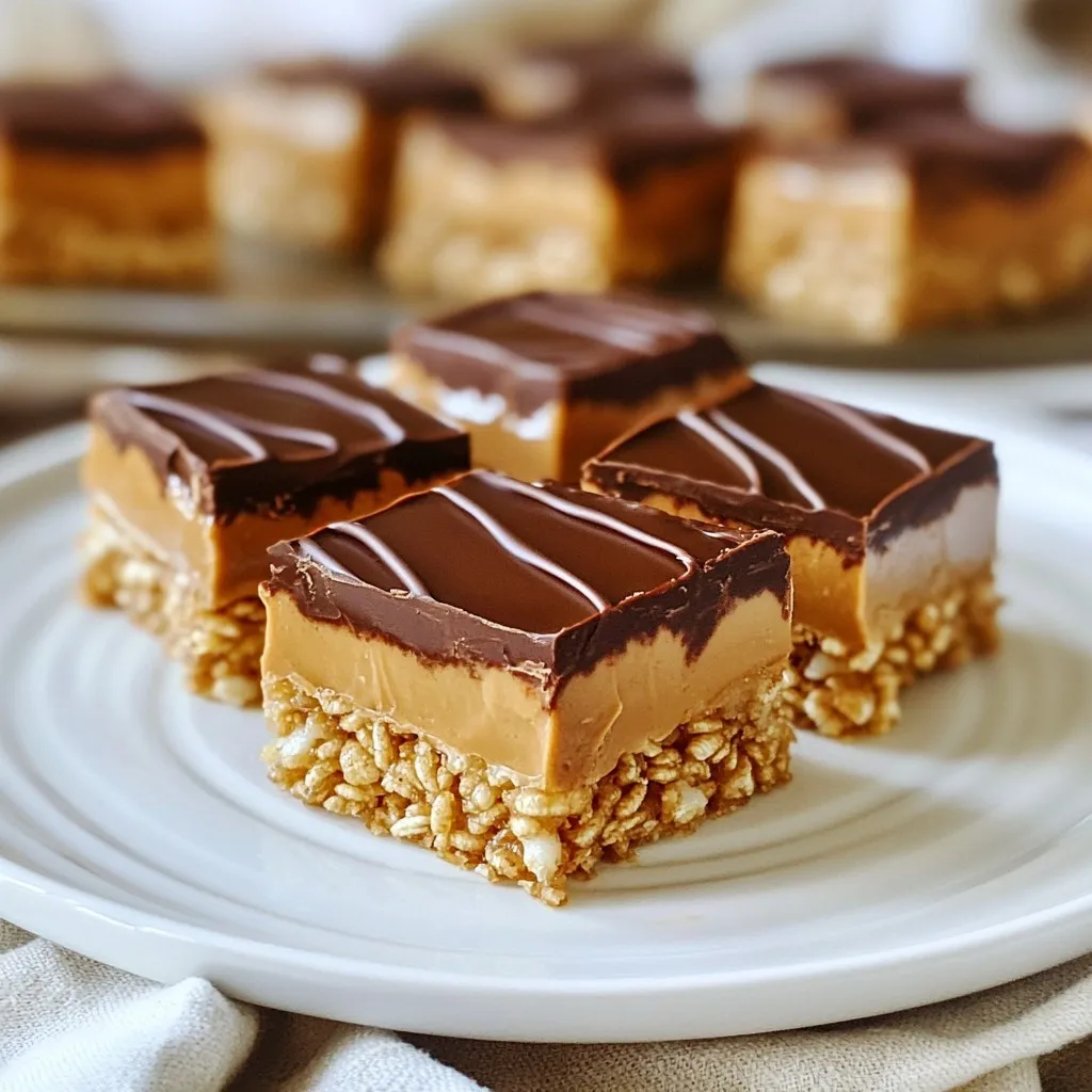 No-Bake Peanut Butter Bars Easy and Delicious Treat