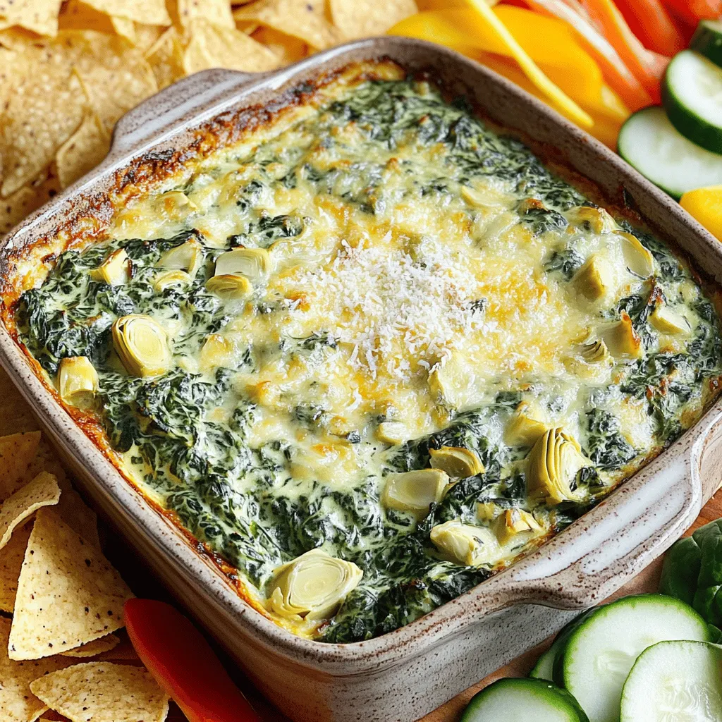 Creamy Spinach Artichoke Dip Flavorful Dip Recipe