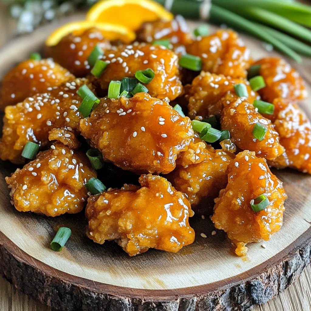 Air Fryer Sticky Orange Chicken Flavorful and Quick Meal