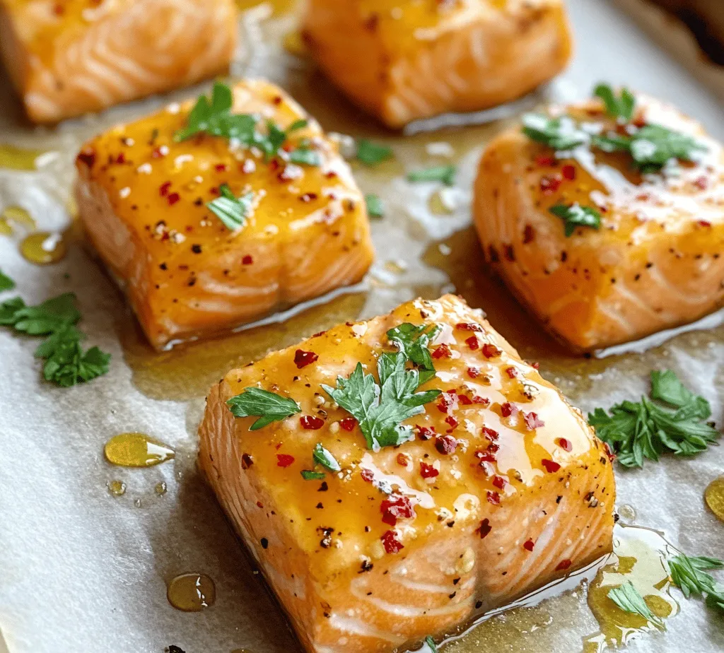 In the world of culinary delights, the combination of sweet and spicy has become a beloved trend. One dish that perfectly encapsulates this harmonious pairing is the Hot Honey Salmon Bites. This recipe not only showcases the delicate, rich flavor of salmon but elevates it with a delightful hot honey glaze that is sure to tantalize your taste buds. Whether you are searching for a quick and satisfying weeknight dinner or an impressive appetizer to serve at your next gathering, these bites are bound to be a hit.
