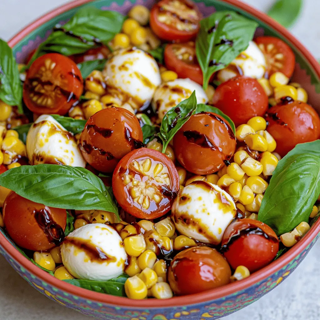 Caprese Corn Salad: A Fresh and Vibrant Summer Dish