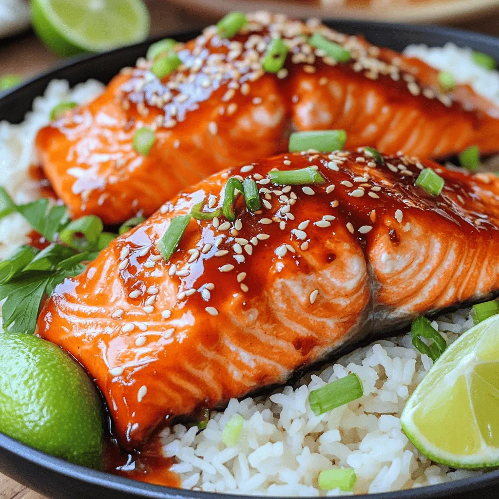 Sriracha Honey Glazed Salmon Tasty and Quick Recipe