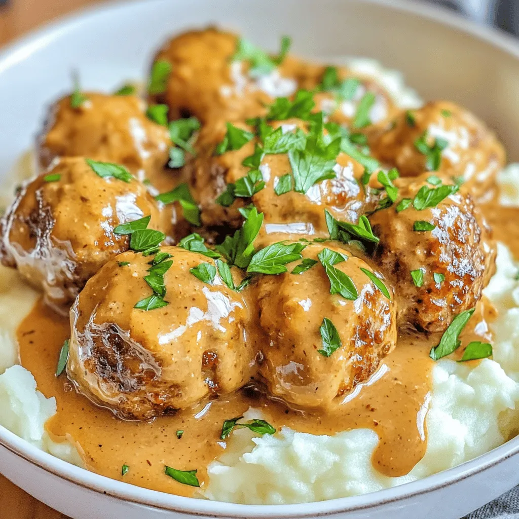 To make traditional Swedish meatballs, you need the best meatball ingredients. The main meats are ground beef and ground pork. I like to use a mix of these meats for flavor and texture. You want a good balance to keep the meatballs juicy.