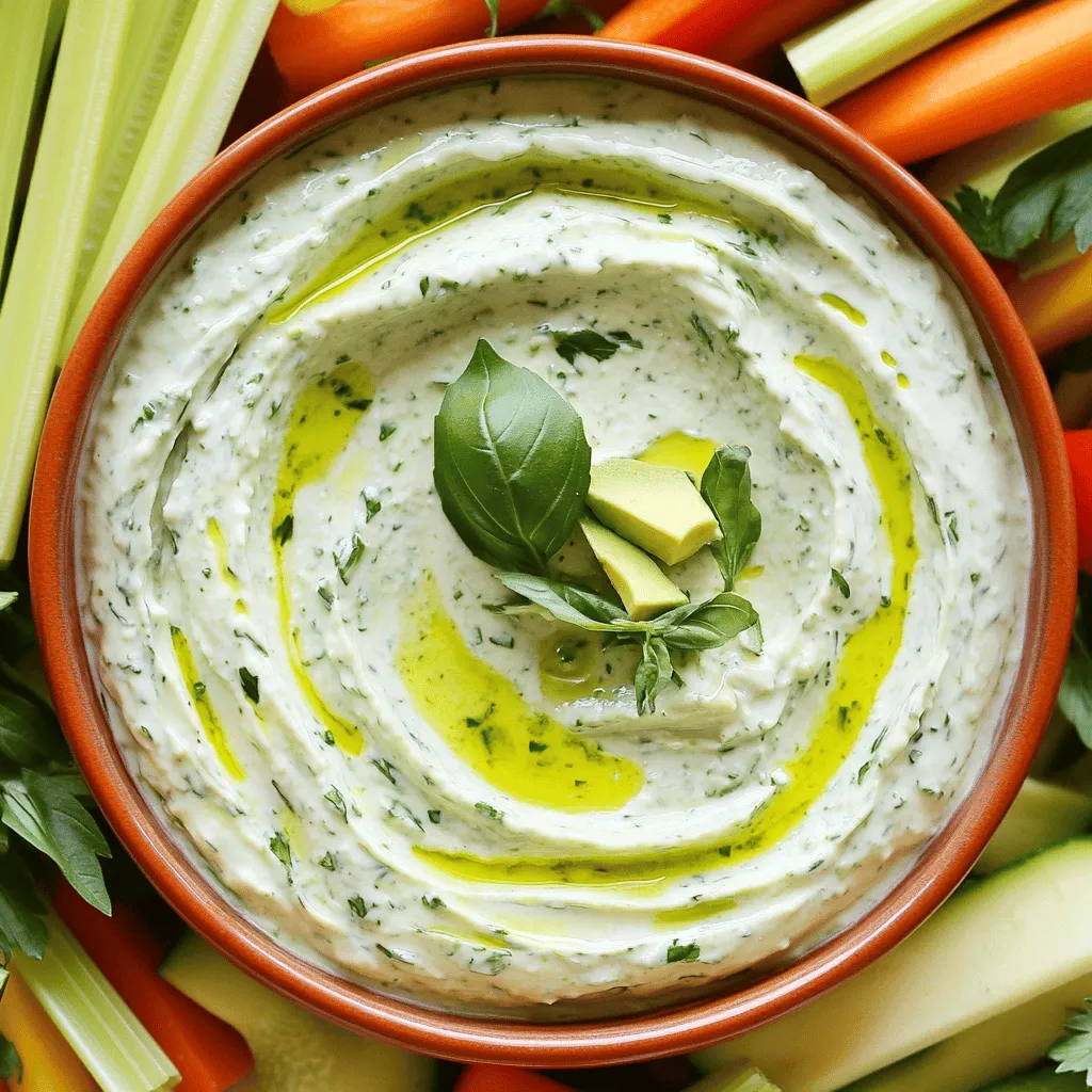 TikTok Green Goddess Salad Dip Fresh and Flavorful Dish