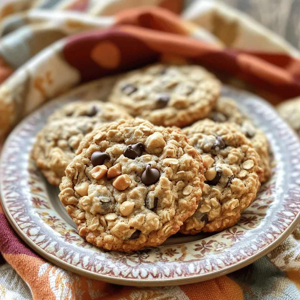 Peanut Butter Oatmeal Cookies Chewy and Delicious Treat