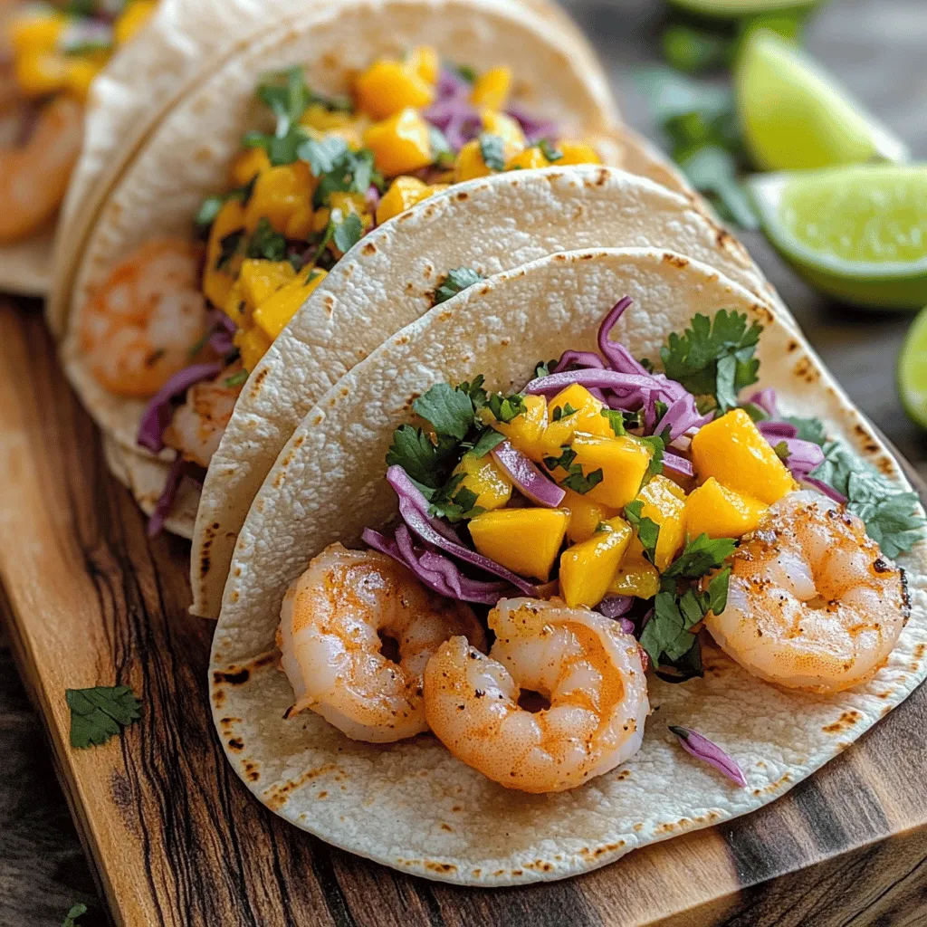Spicy Shrimp Tacos with Mango Salsa Delight