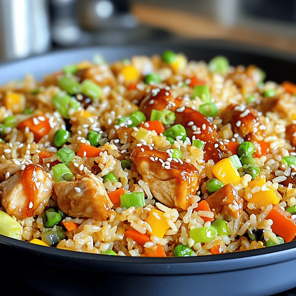 Sriracha Honey Chicken Fried Rice Flavorful Meal Idea