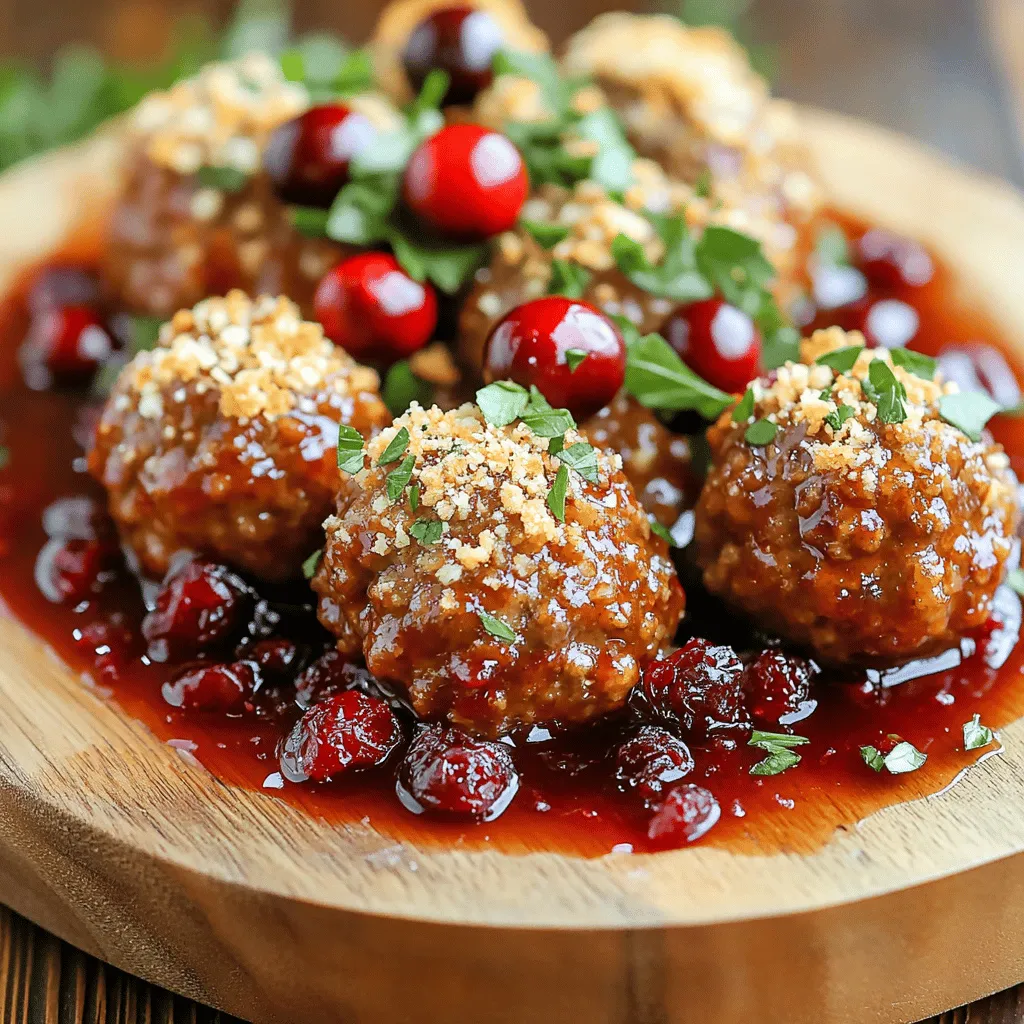 Crockpot Cranberry Meatballs Recipe
