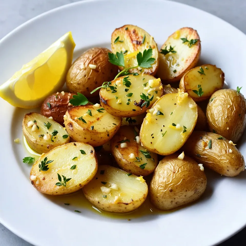 Garlic Herb Roasted Baby Potatoes Irresistible Side Dish