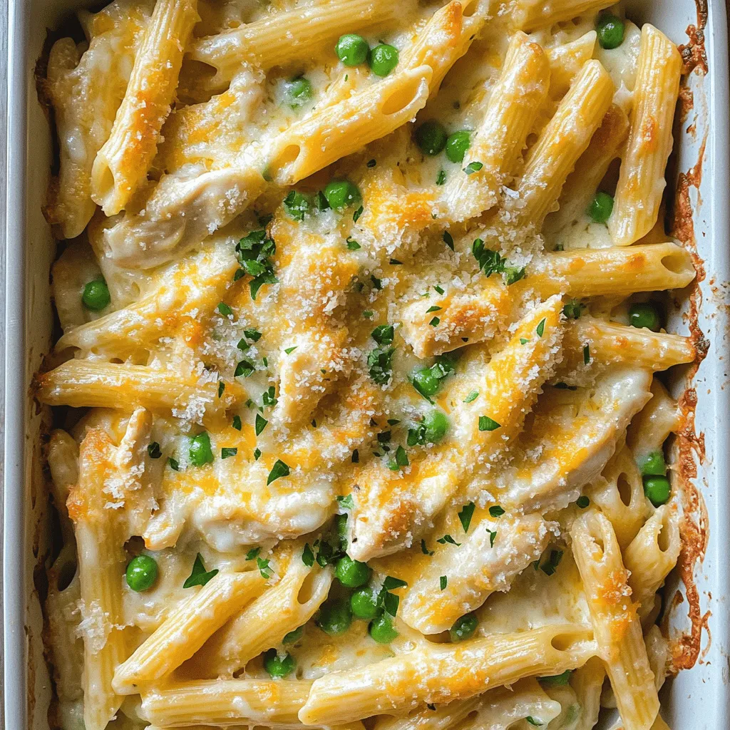 Easy Chicken Alfredo Pasta Bake Comforting Recipe