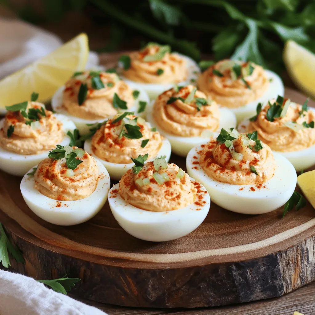 Cajun Shrimp Deviled Eggs