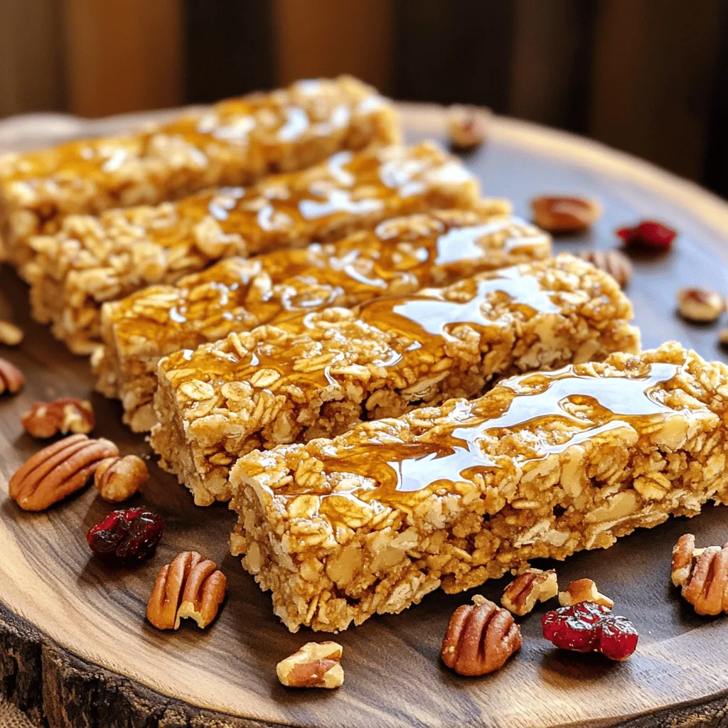 Maple Pecan Granola Bars Nutritious and Easy Recipe