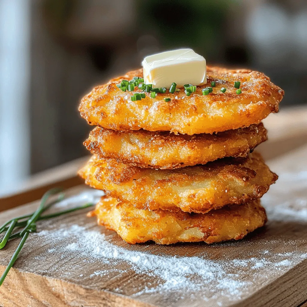 - 500g starchy potatoes - 100g all-purpose flour - 1 teaspoon baking powder