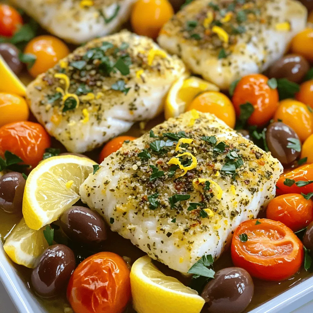 Mediterranean Baked Fish is simple yet full of flavor. The right ingredients make all the difference. Let