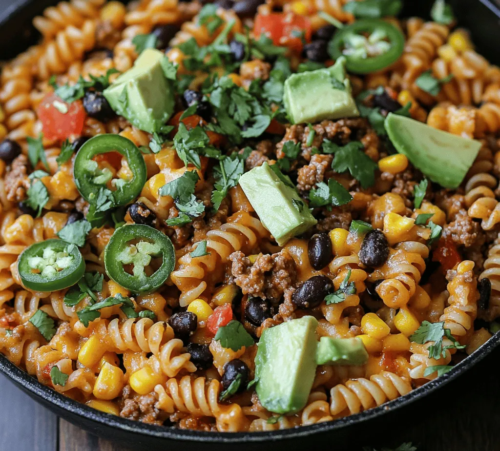 To truly appreciate the Cheesy Taco Pasta Skillet, one must delve into the origins of its key ingredients. Tacos, with their roots in Mexican cuisine, have been a staple for centuries, celebrated for their versatility and flavor. They can be filled with a variety of proteins, vegetables, and toppings, allowing for endless customization. On the other hand, pasta, which originated in Italy, has become a global culinary icon, embraced in countless forms and sauces.