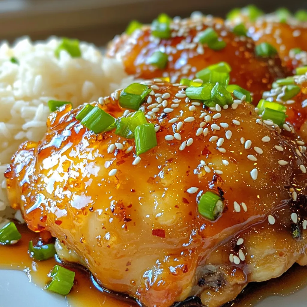 Minute Honey Garlic Chicken Thighs Flavorful Delight