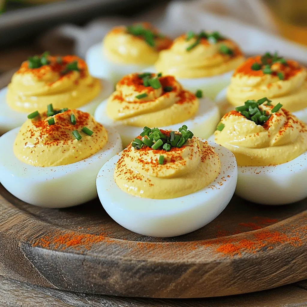 Classic Deviled Eggs Delightful Party Appetizer Recipe