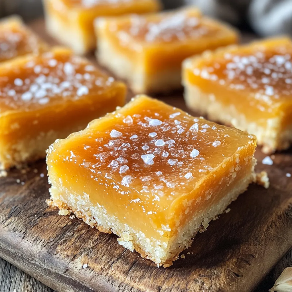 Salted Caramel Butter Bars