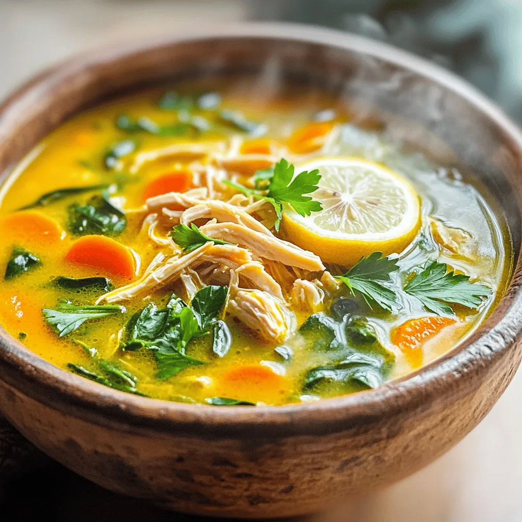 Soothing Turmeric Chicken Soup for Inflammation Heal